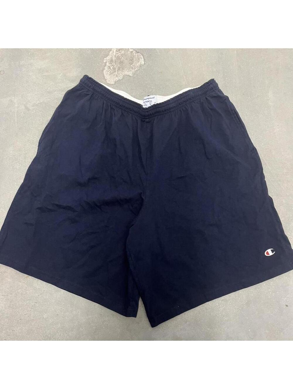 Champion Shorts Navy XL Athletic Gym Mesh Lounge Casual Mens